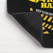 Vr Console Virtual Reality Caution Hazard Pc Nerd  マウスパッド (コーナー)