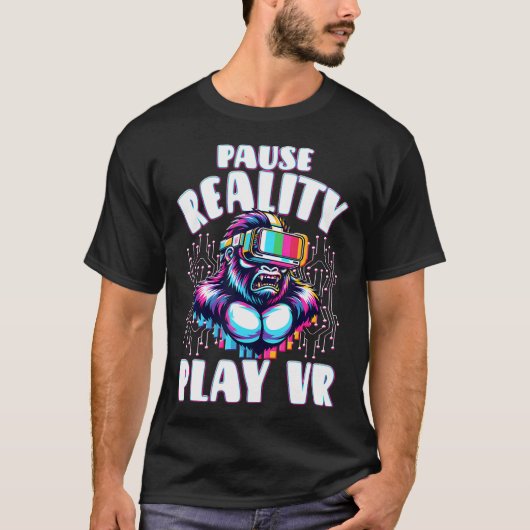 Vr Gamer Vr Player Virtual Reality Vr Game Video G Tシャツ (正面)