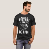 Vr Gamer Vr Player Virtual Reality Vr Game Video G Tシャツ (正面フル)