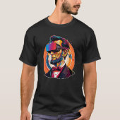 VR Headset Abraham Lincoln Video Game Virtual Real Tシャツ (正面)