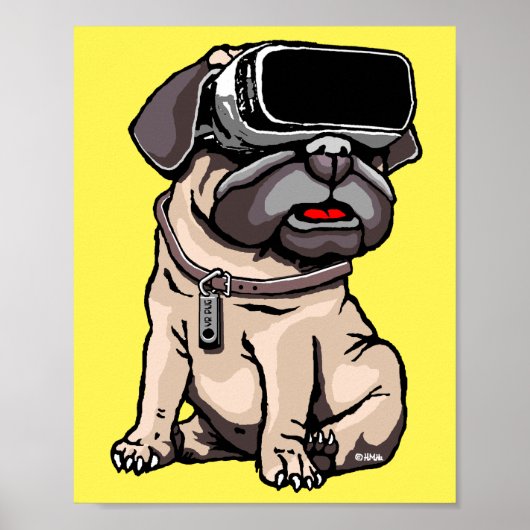 VR Pug ポスター (正面)