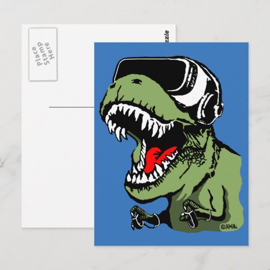 VR Tレックス ポストカード (正面/裏面)