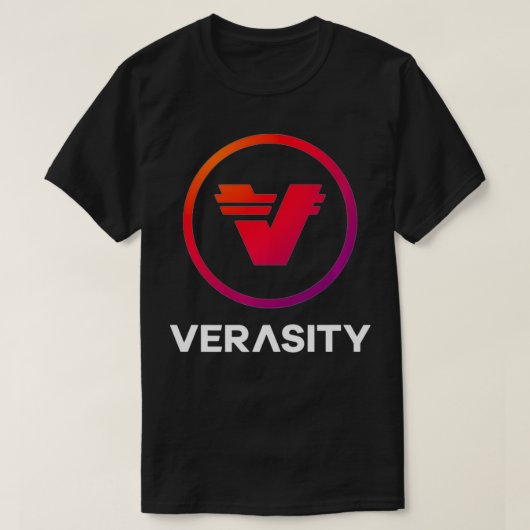 VRAコイン暗号通貨3 Tシャツ (デザイン正面)