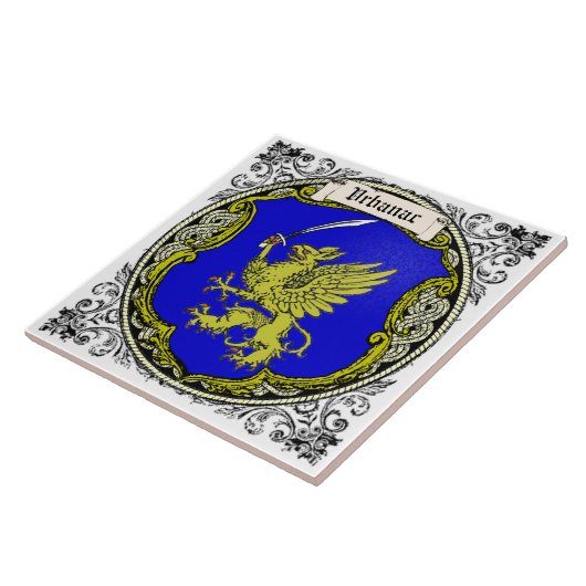 Vrbanac家族の腕 タイル (側面)