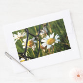 Vrede achter het hek. In bloemen illustratief. 長方形シール (封筒)