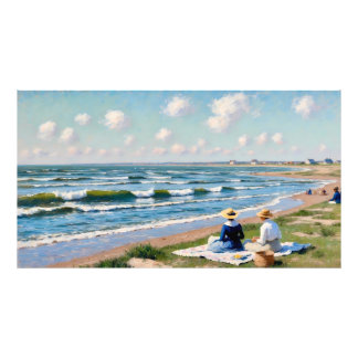 Vriendinnen aan de Kust フォトプリント