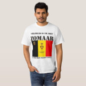 Vrijheid is er niet zomaar tシャツ (正面フル)