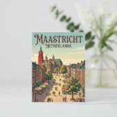 Vrijthof Square, Maastricht Netherlands ポストカード (スタンド正面)