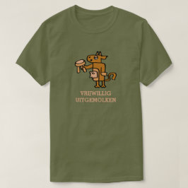 vrijwilig uitgemolken t shirt tシャツ