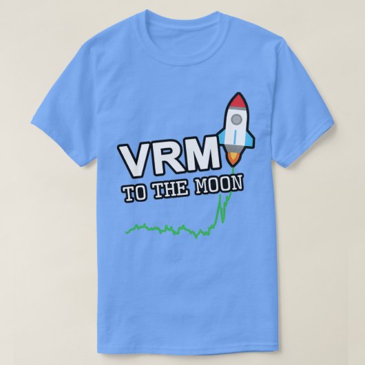 VRM to the Moon White Tシャツ (デザイン正面)