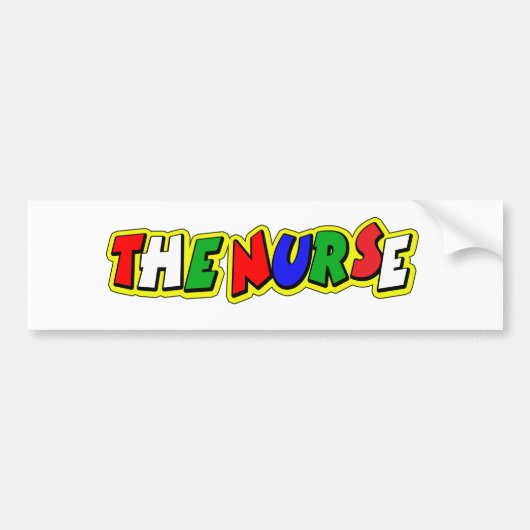 VRnurse5 バンパーステッカー (正面)