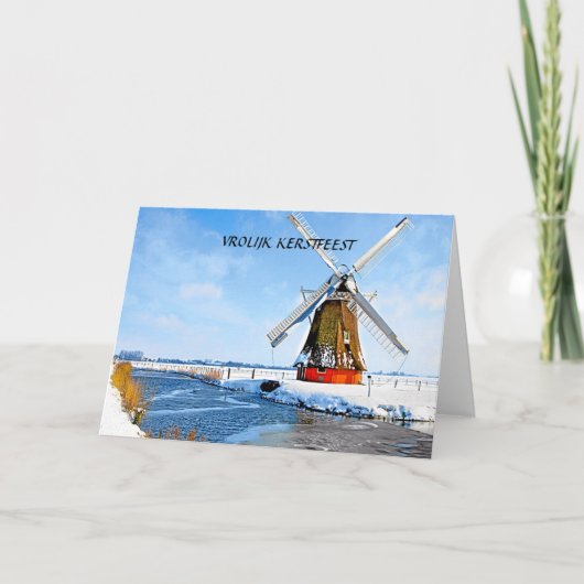 VROLIJK FERSTFEEST (メリークリスマス) シーズンカード (正面)