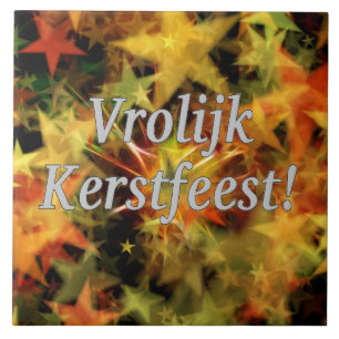 Vrolijk Kerstfeest! オランダのwfのメリークリスマス タイル