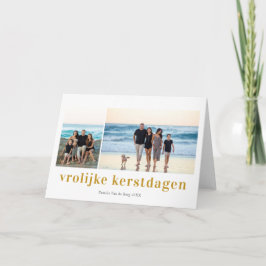 Vrolijk Kerstfeest 3 Fotocollage Kerstkaart カード