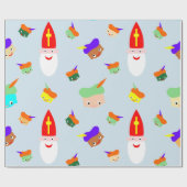 Vrolijk Sinterklaas pakpapier ラッピングペーパー (フラット)