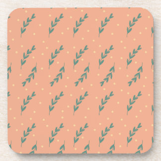 Vrolijke onderzetters met botanische print  コースター
