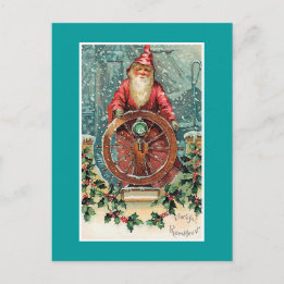 Vroolijk Kerstfeestヴィンテージオランダクリスマスカード シーズンポストカード