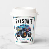 Vroomモンスタートラックブーム | 誕生日パーティー 紙コップ (正面)