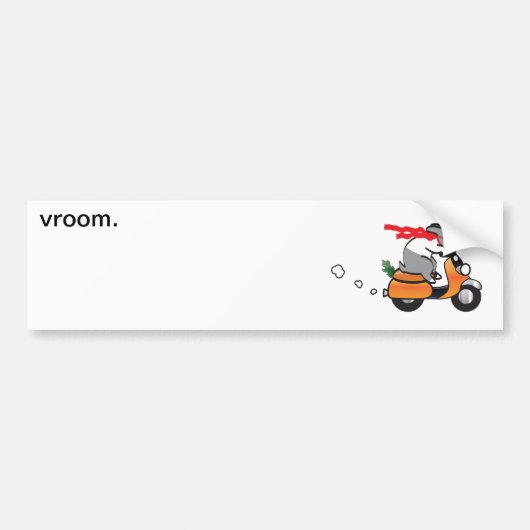 vroom. バンパーステッカー (正面)