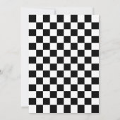 Vroom Vroomアンティークレースカーバースデーパーティー 招待状 (裏面)