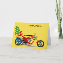 "Vroom vroom"クリスマスカードをずっと紛砕します シーズンカード