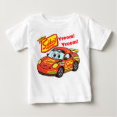 Vroom Vroom ベビーTシャツ (正面)