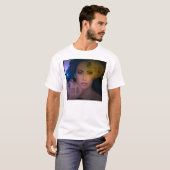 Vrouwのランドのdonkerのkleur Tシャツ (正面フル)