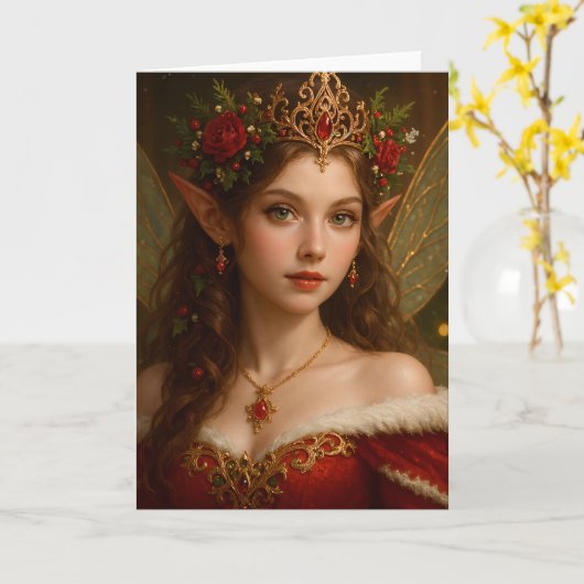 VS001_Vivid Fairy - Christmas Edition #1 カード (黄色い花)