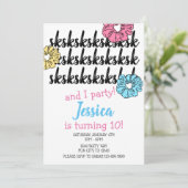 VSCOガールの誕生日パーティー 招待状 (スタンド正面)