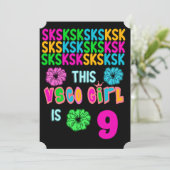 VSCOガールバースデーパーティー 招待状 (スタンド正面)