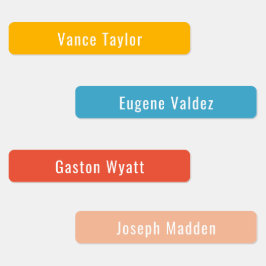 VSCO美的色防水名ラベル ラベル