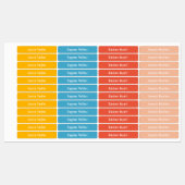 VSCO美的色防水名ラベル ラベル (シート)