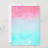 VSCO誕生日招待、VSCOガールバースデー招待 招待状 (裏面)