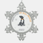 Vspecified Rescue Snowflake Framedオーナメント スノーフレークピューターオーナメント (正面)