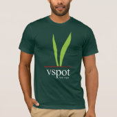 VSPOTのオーガニックなロゴ Tシャツ (正面)