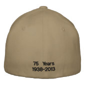 VSSA 75th Anniversary Hat 刺繍入りキャップ (裏面)