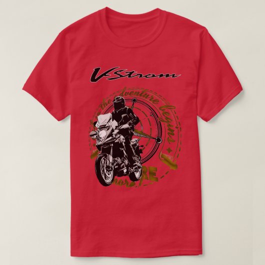 Vstrom XT650 2020 Tシャツ (デザイン正面)
