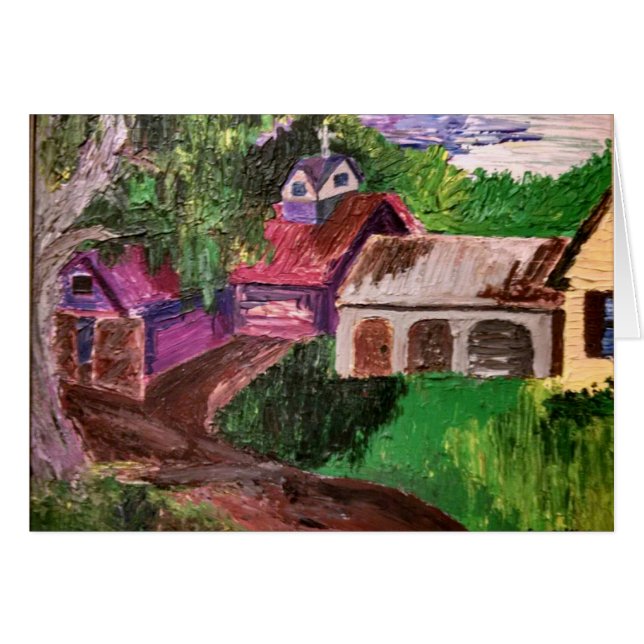 VTのファームハウス。 (正面横)