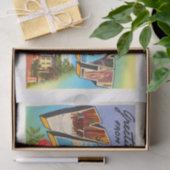 VTの古いヴィンテージ旅行記念品バーモント州 薄葉紙 (ギフト)