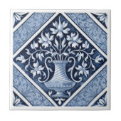 VT0010再生のアンティークTransferware タイル (正面)