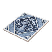 VT0010再生のアンティークTransferware タイル (側面)