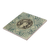 VT0013再生のアンティークTransferware タイル (側面)