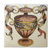 VT0015再生のアンティークTransferware タイル (正面)