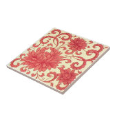 VT0019再生のアンティークTransferware タイル (側面)