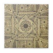 VT0020再生のアンティークTransferware タイル (正面)