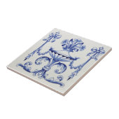 VT0041再生のアンティークTransferware タイル (側面)