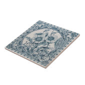 VT0045再生のアンティークTransferware タイル (側面)