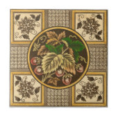 VT0052再生のアンティークTransferware タイル (正面)