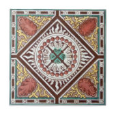 VT0057再生のアンティークTransferware タイル (正面)