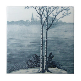 VT0066再生のアンティークTransferware タイル